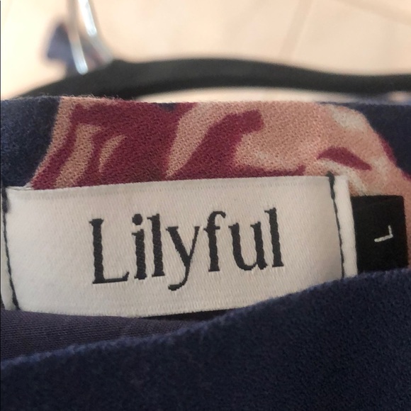 Lillyful backless wrap top, skirt set - Picture 2 of 5